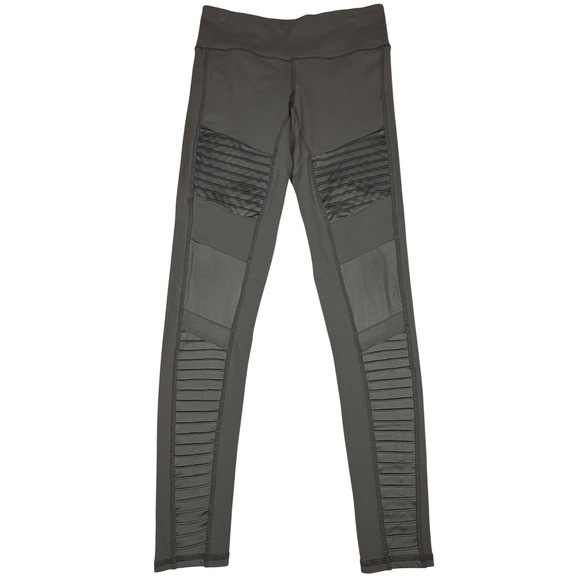 Alo Yoga High Waist Moto Leggings Charcoal Grey Size S - Picture 2 of 10